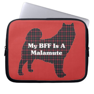 Alaskan Malamute BESTE FREUNDIN Laptopschutzhülle