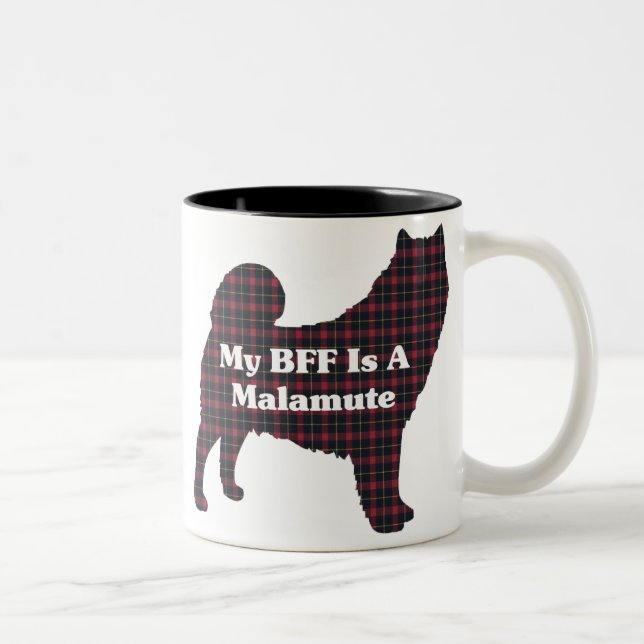 Alaskan Malamute BESTE FREUNDIN Tasse (Rechts)