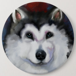 ALASKAN MALAMUTE BUTTON