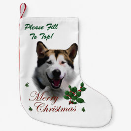 Alaskan Malamute Christmas Kleiner Weihnachtsstrumpf