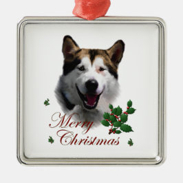 Alaskan Malamute Christmas Ornament Aus Metall