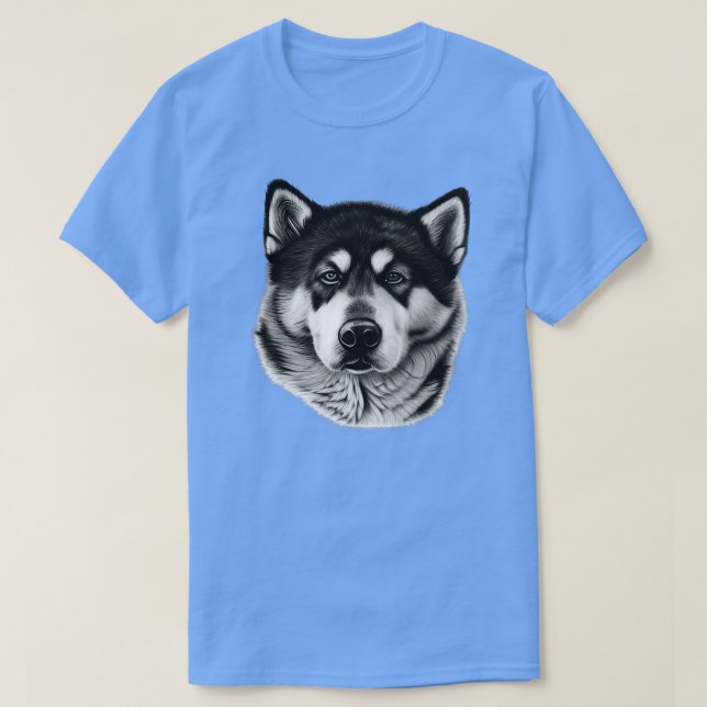 Alaskan Malamute Dog 1 T-Shirt (Design vorne)