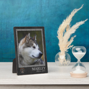 Alaskan Malamute Dog Breed Memorial Plaque Fotoplatte