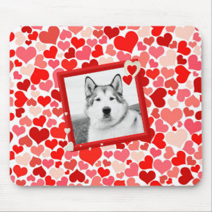 Alaskan Malamute Dog Herzmousepad Mousepad