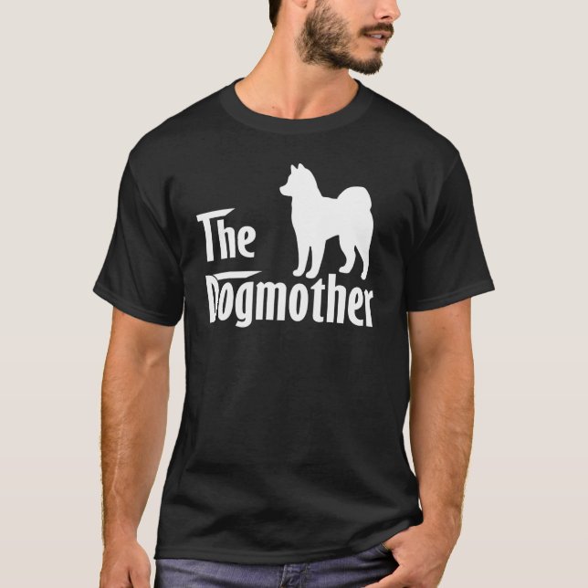 Alaskan Malamute Dog Mama Muttertag T-Shirt (Vorderseite)