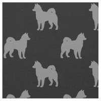 Alaskan Malamute Dog Silhouetten Gemustert