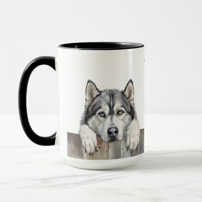 Alaskan Malamute Dog Tasse (Links)