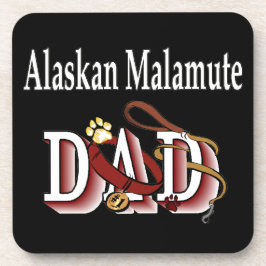 Alaskan Malamute Dog Vater Untersetzer