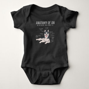 Alaskan Malamute Funny Dog Owner Baby Strampler