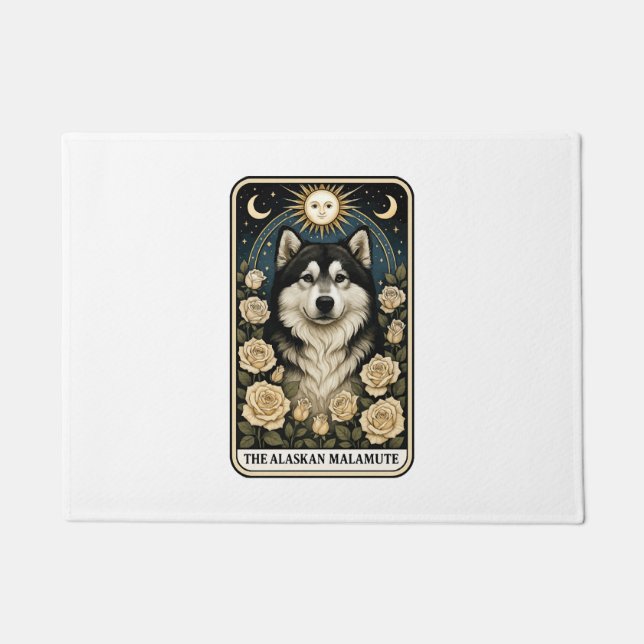 Alaskan Malamute Fußmatte (Vorderseite)