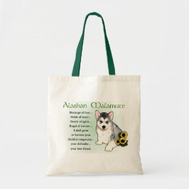 Alaskan Malamute Geschenke Tragetasche