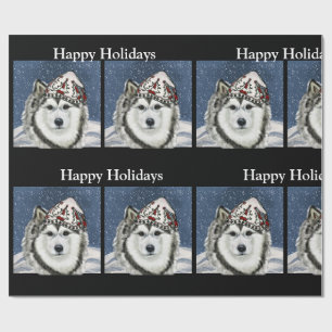 Alaskan Malamute Geschenkpapier