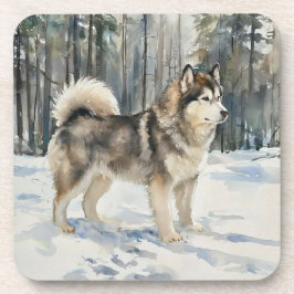 Alaskan Malamute Getränkeuntersetzer