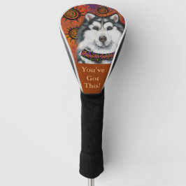 ALASKAN MALAMUTE GOLF HEADCOVER