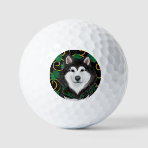 Alaskan Malamute Golfball