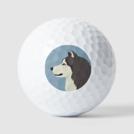 Alaskan Malamute Golfball