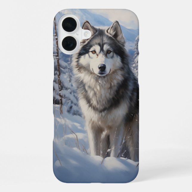 Alaskan Malamute iPhone Hülle (Rückseite)