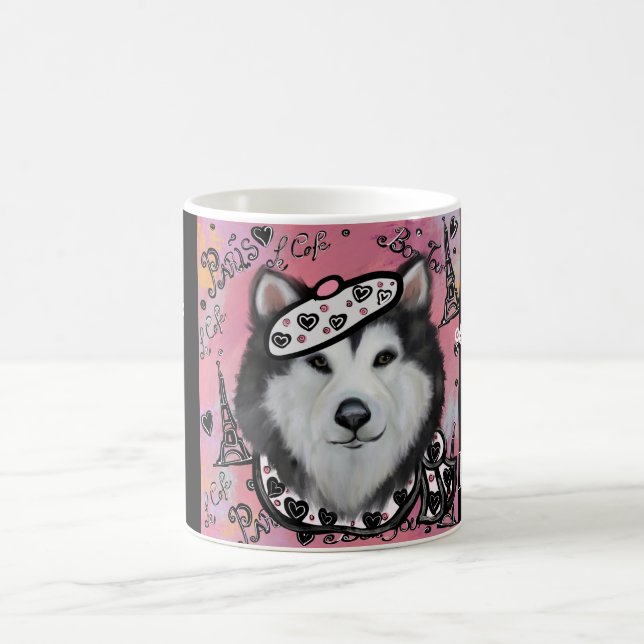 Alaskan Malamute Kaffeetasse (Mittel)
