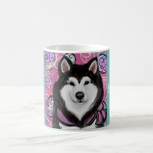 Alaskan Malamute Kaffeetasse (Mittel)