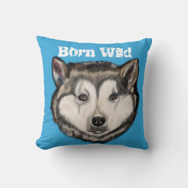 Alaskan Malamute Kissen (Vorderseite)
