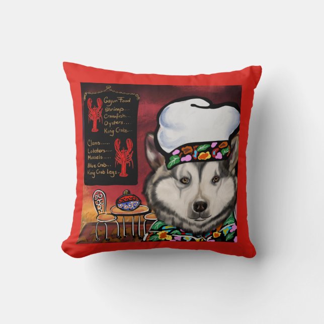 Alaskan Malamute Kissen (Vorderseite)