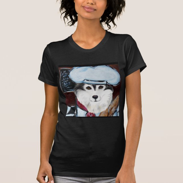 Alaskan Malamute Koch T-Shirt (Vorderseite)