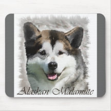 Alaskan Malamute Kunstgeschenke