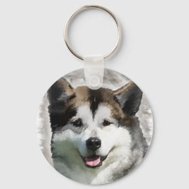 Alaskan Malamute Kunstgeschenke Schlüsselanhänger