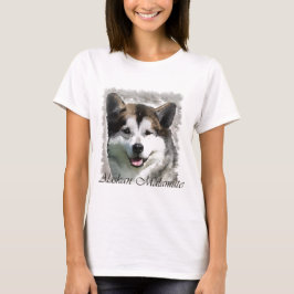 Alaskan Malamute Kunstgeschenke T-Shirt