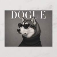 Alaskan Malamute Luxus-Mode-Editorial