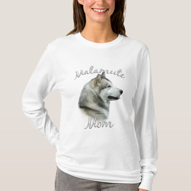 Alaskan Malamute Mama 2 T-Shirt (Vorderseite)