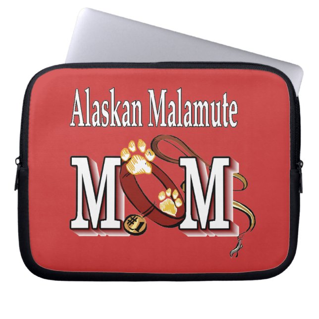 Alaskan Malamute MAMA Laptopschutzhülle (Vorderseite)