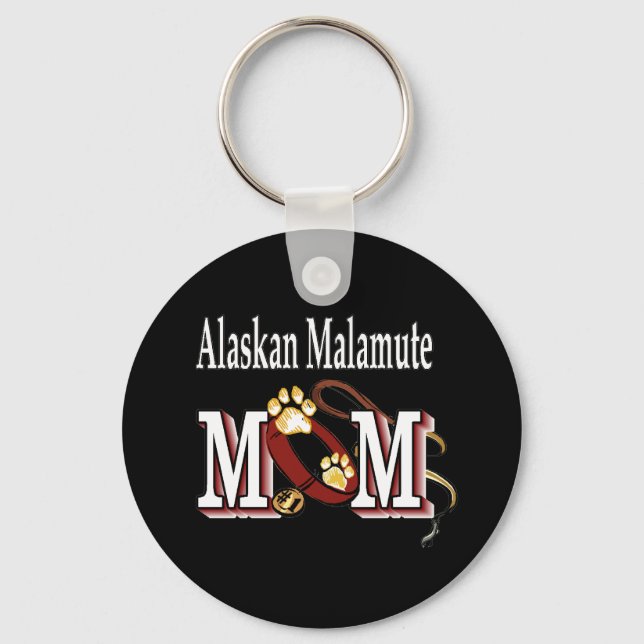 Alaskan Malamute MAMA Schlüsselanhänger (Vorderseite)