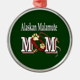 Alaskan Malamute MAMA Silbernes Ornament