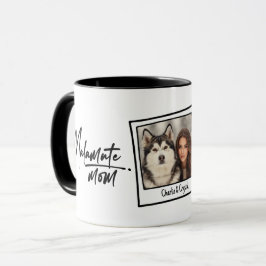 Alaskan Malamute-Mutter Custom-Foto & Name Fun Chi Tasse