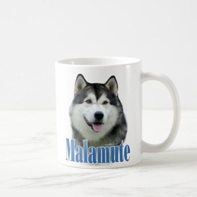 Alaskan Malamute Name Kaffeetasse (Rechts)