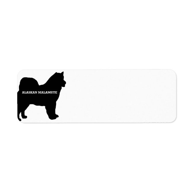 Alaskan Malamute Name Silo (Vorne)