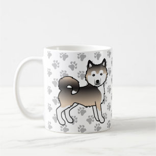 Alaskan Malamute Niedliche Hunde und Paws Kaffeetasse