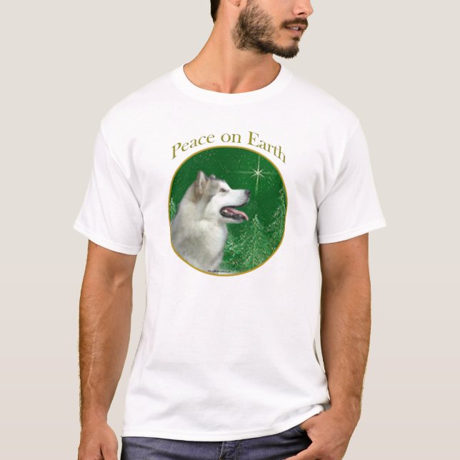 Alaskan Malamute Peace T-Shirt (Vorderseite)