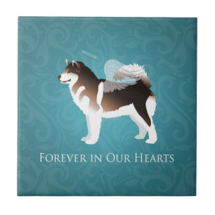 Alaskan Malamute Pet Loss Design Fliese