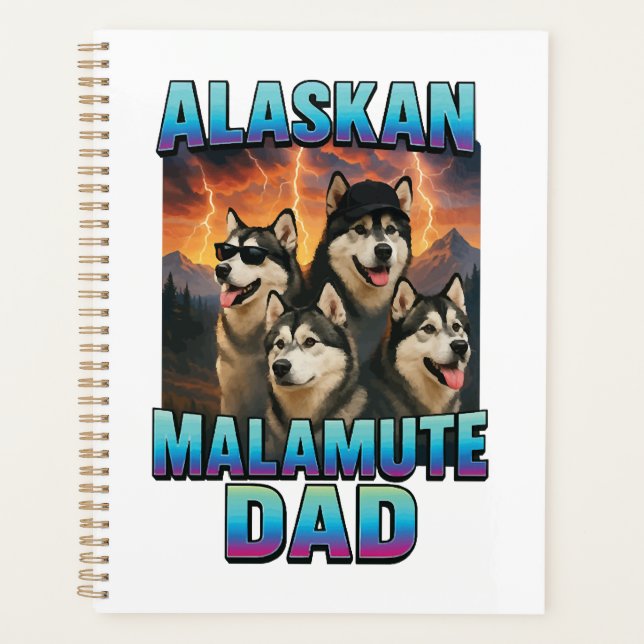 Alaskan Malamute Planer (Vorderseite)