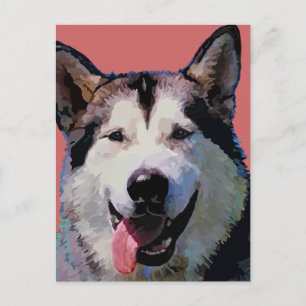 Alaskan Malamute Postcard Postkarte