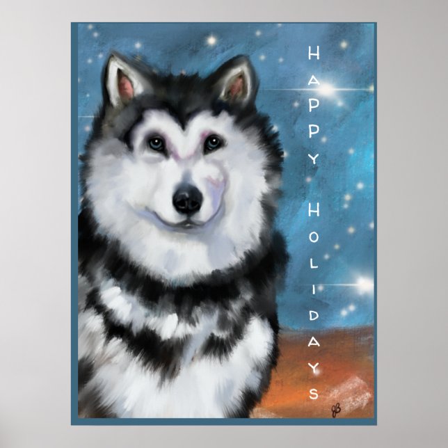Alaskan Malamute Poster (Vorne)
