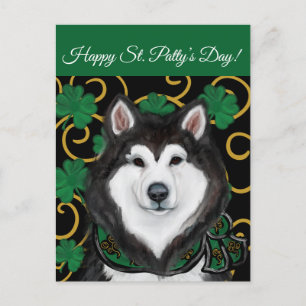 Alaskan Malamute Postkarte