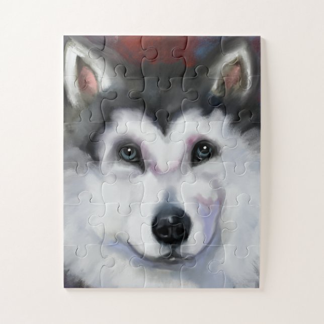 ALASKAN MALAMUTE PUZZLE (Vertikal)