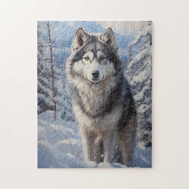 Alaskan Malamute Puzzle (Vertikal)