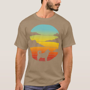 Alaskan Malamute Retro Vintag Sunset 60er 70er für T-Shirt