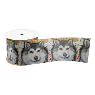 Alaskan Malamute Satinband