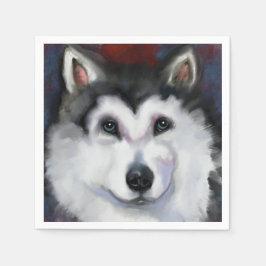 ALASKAN MALAMUTE SERVIETTE