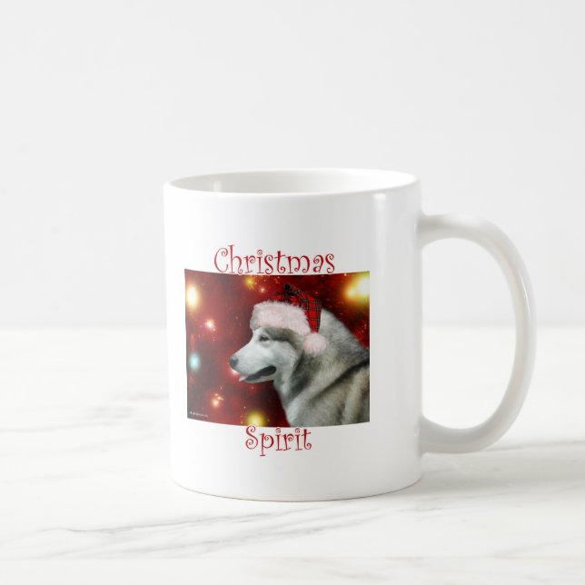 Alaskan Malamute Spirit Kaffeetasse (Rechts)